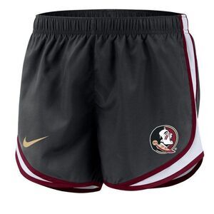 Women's Black Maroon FSU‎ Nike Tempo Shorts size XS NWT